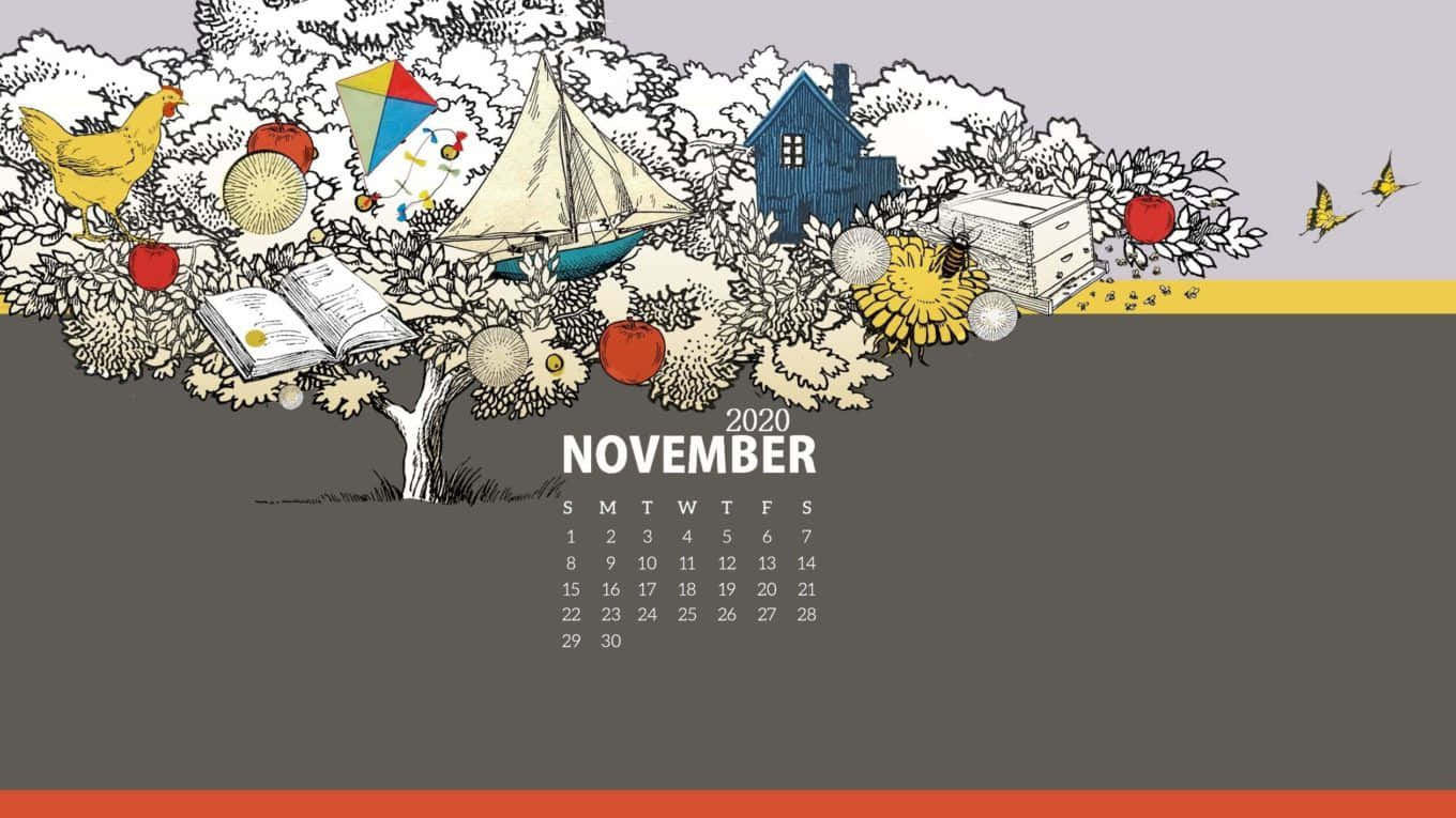 Get Ready For November With This 2020 Calendar Wallpaper