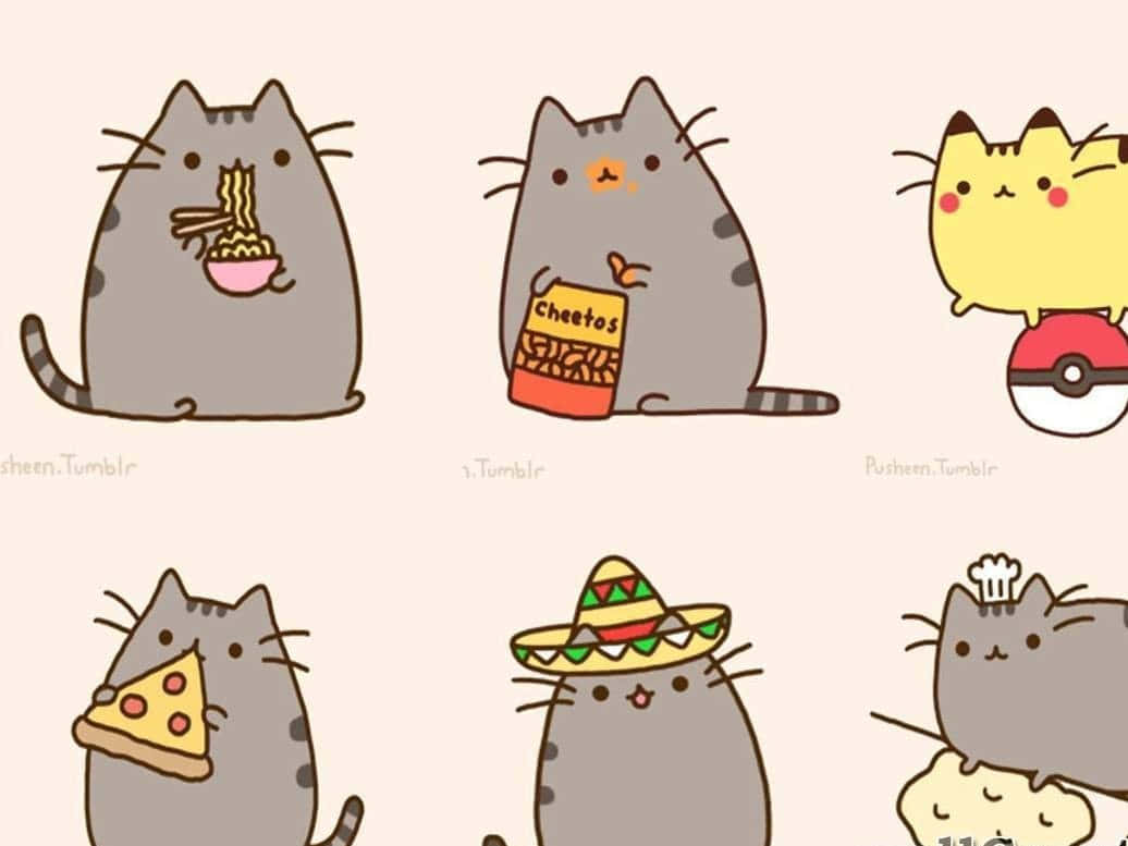 Get Ready For Pusheen Pc Wallpaper