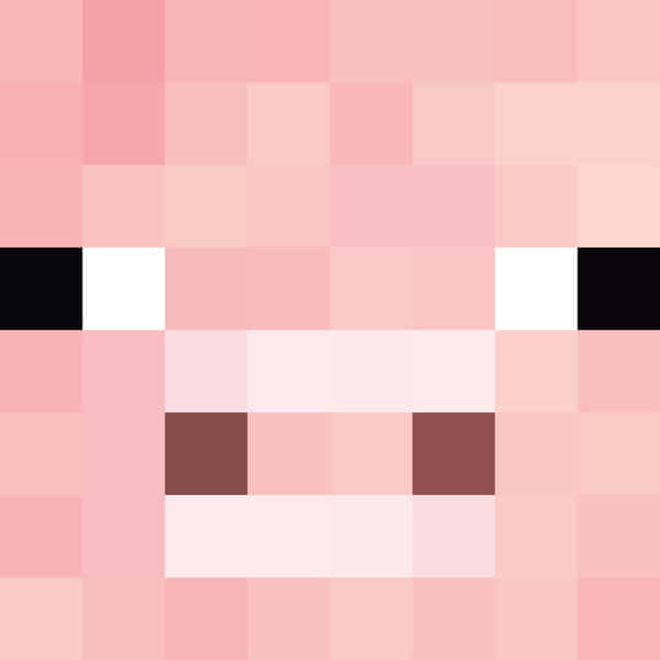 Get Ready For Some Fun! Join This Minecraft Pig In An Adventure. Wallpaper