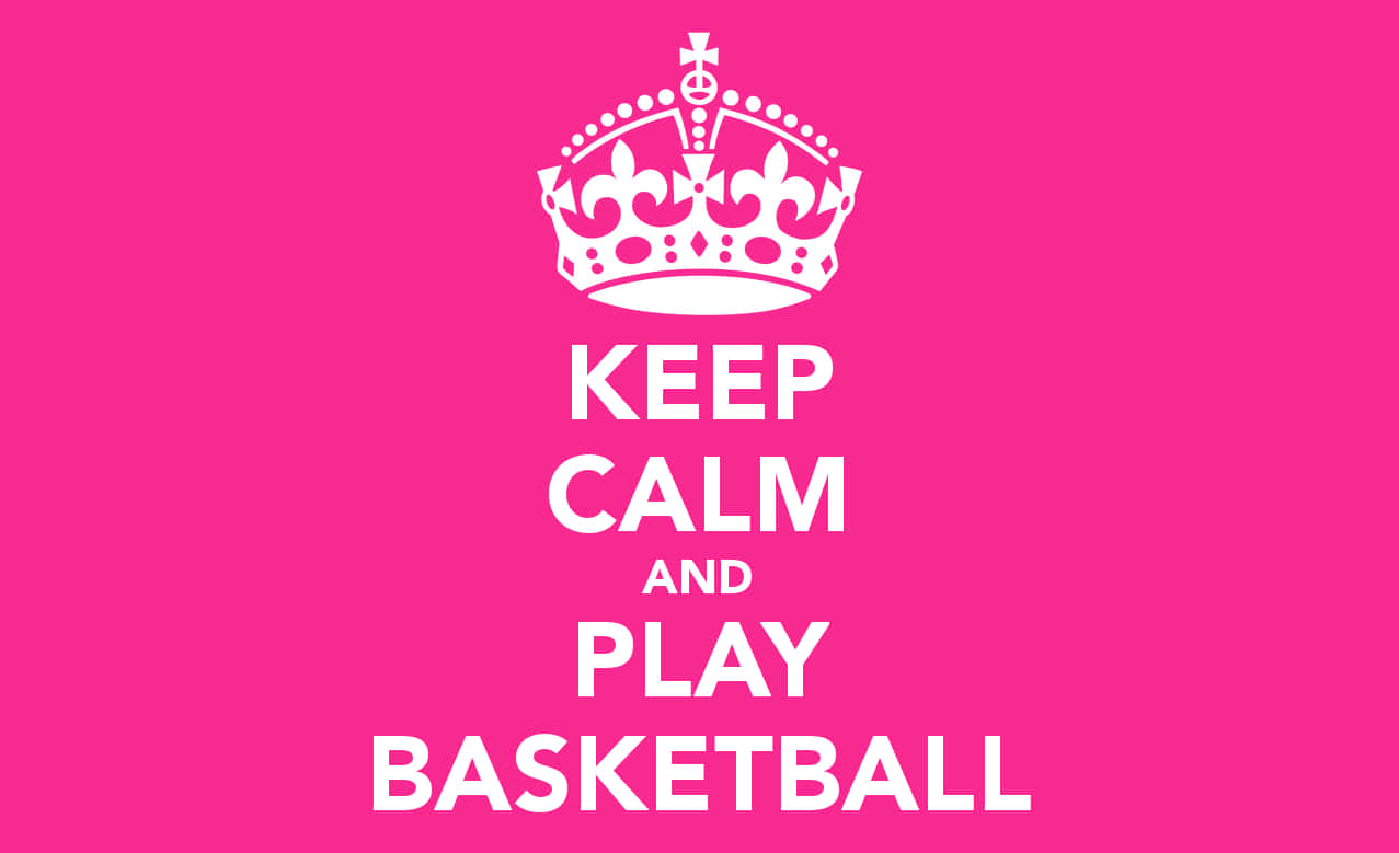 Get Ready For Some High-flying Pink Basketball Action! Wallpaper