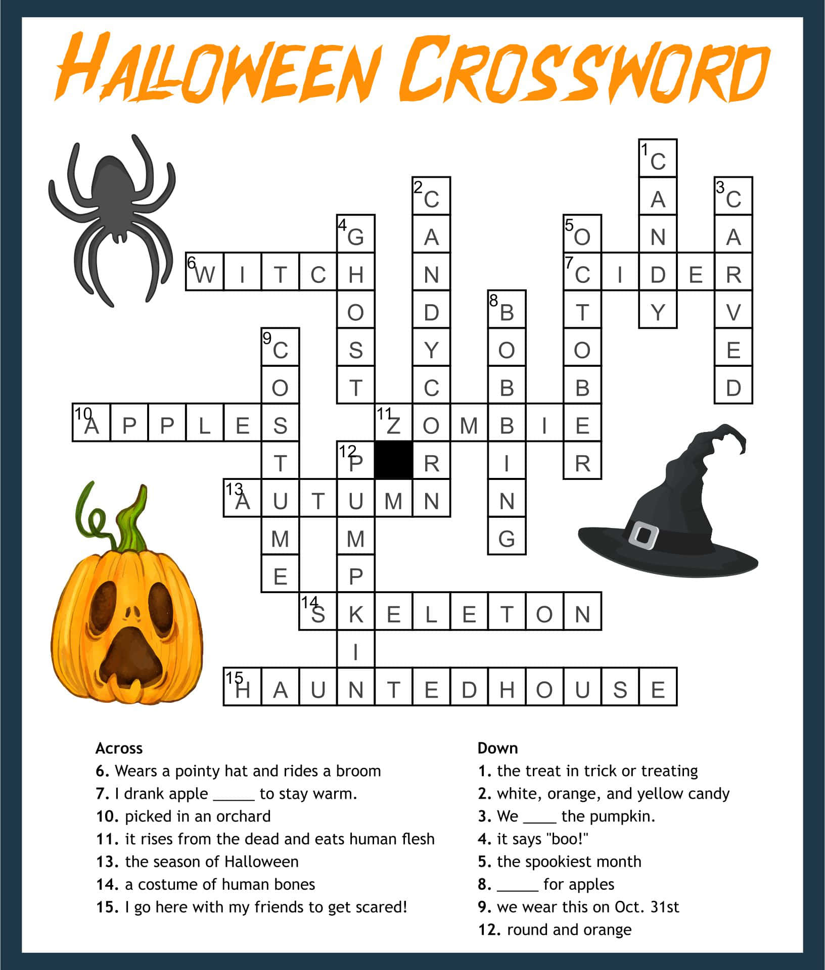 Get Ready For The Challenge: Unlock The Secrets Of The Halloween Puzzle Wallpaper