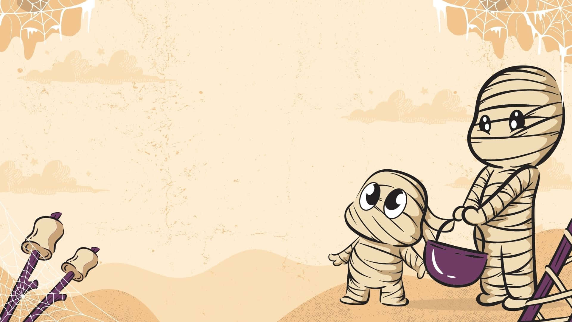 Get Ready For The Party With The Perfect Mummy Costume Wallpaper