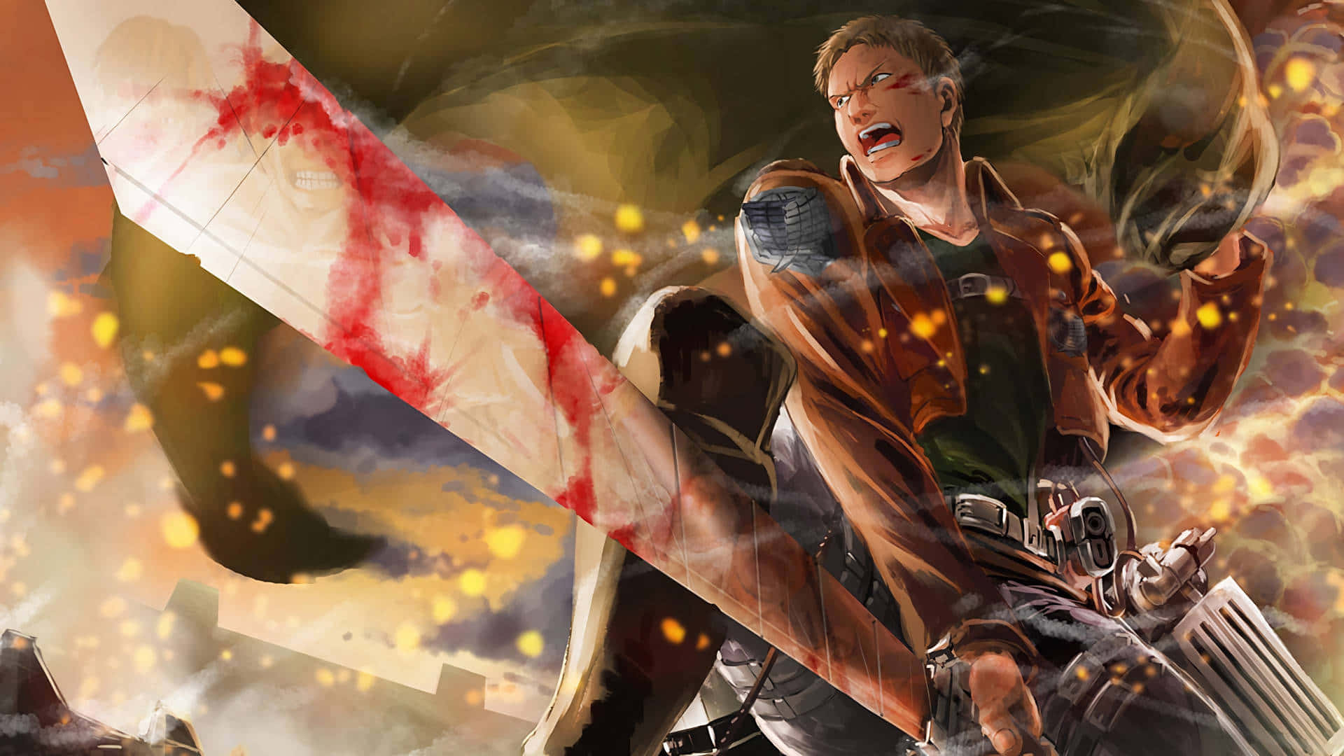 Get Ready For The Return Of Attack On Titan Wallpaper