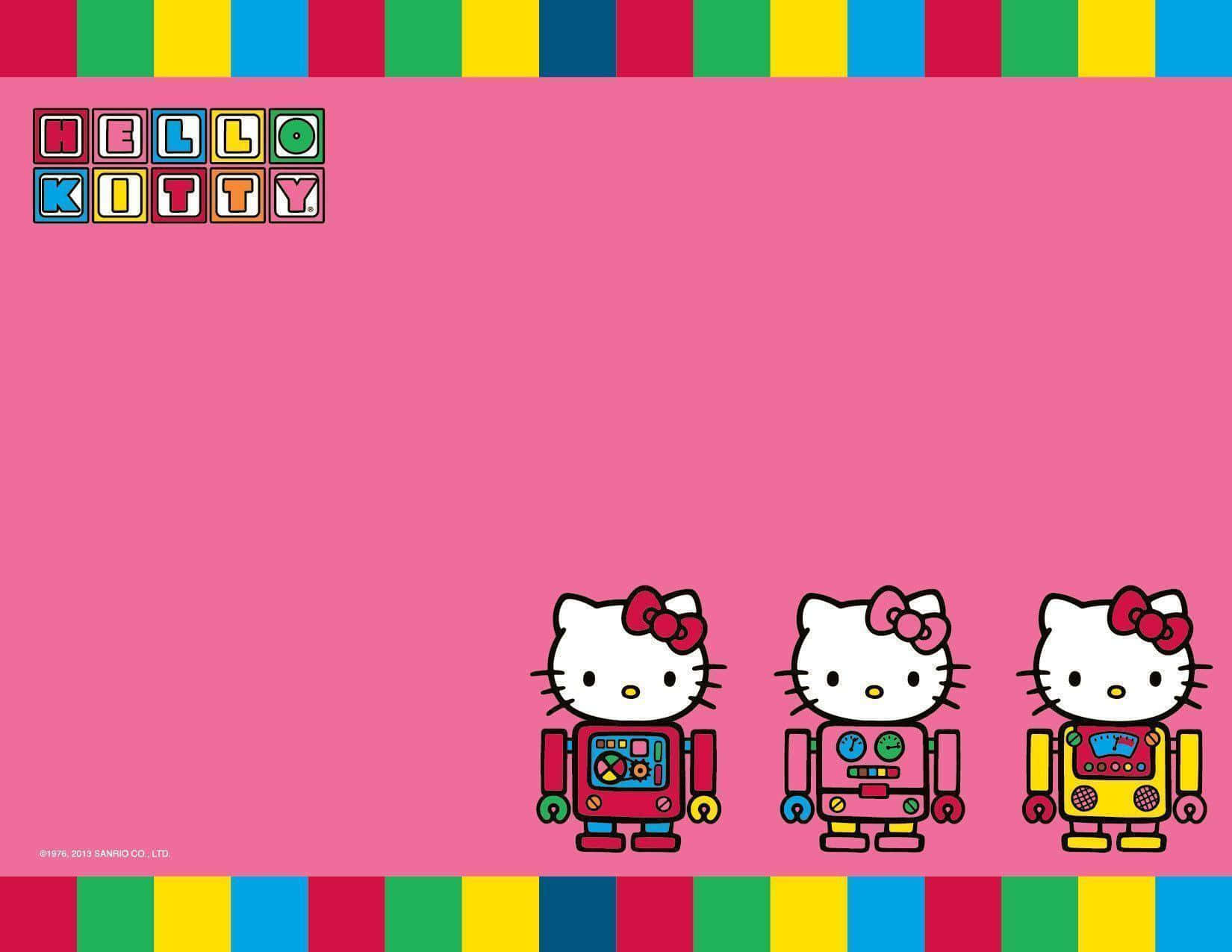 Get Ready For Work With Hello Kitty Pc Wallpaper