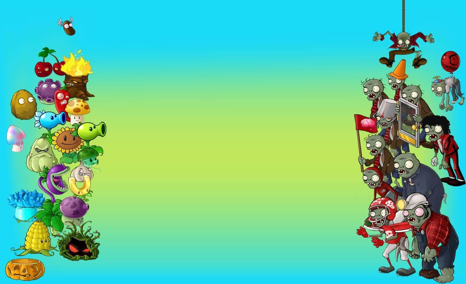 Get Ready - It's Time To Defend Your Home With Plants Vs Zombies Wallpaper