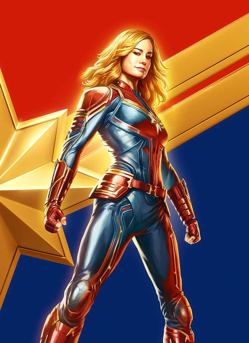 Get Ready To Download The Ultimate App Experience With The Captain Marvel Ipad. Wallpaper