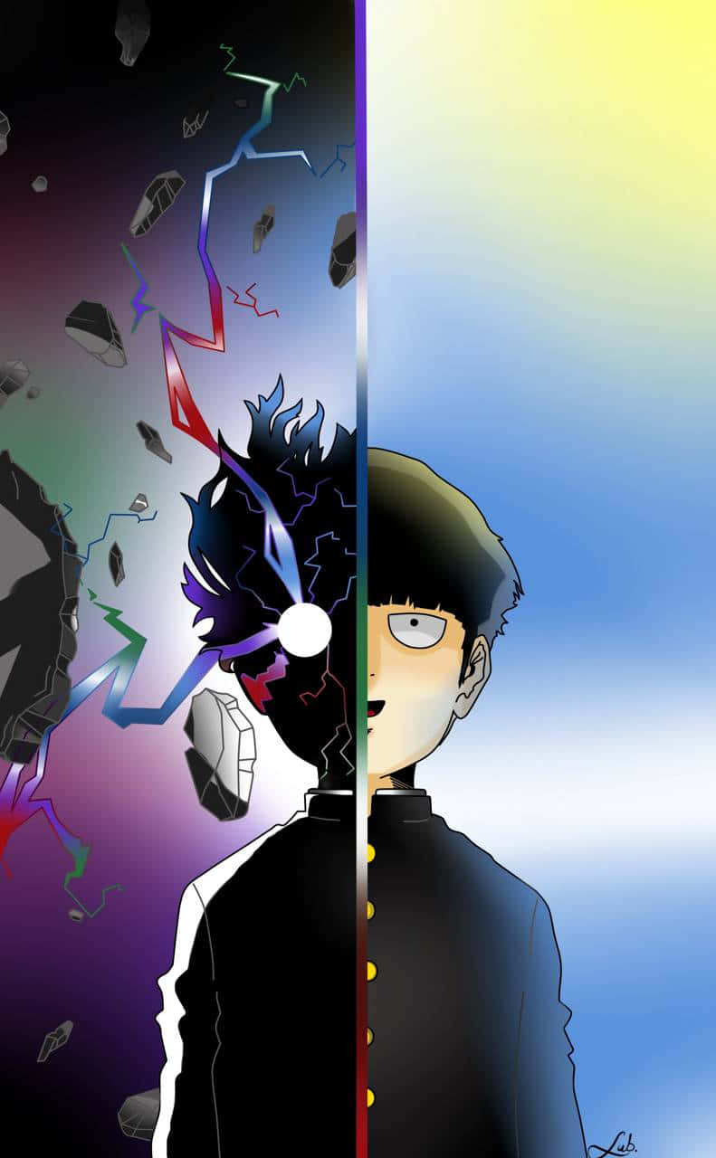 Get Ready To Embark On Epic Adventures With Mob Psycho On Your Iphone Wallpaper