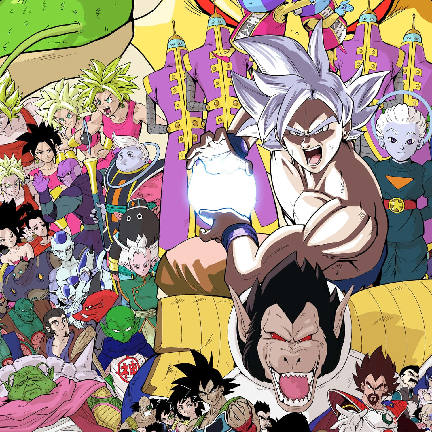 Get Ready To Explore The Power Of The Dragon Ball Characters! Wallpaper