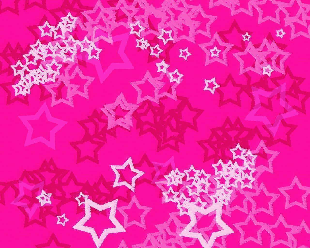 Get Ready To Glow With Cute Neon Pink! Wallpaper