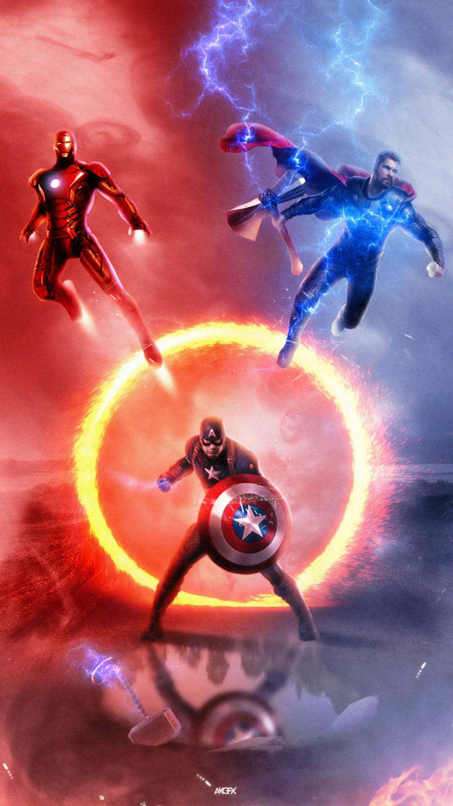 Get Ready To Join The Avengers With The Endgame Edition Iphone Wallpaper