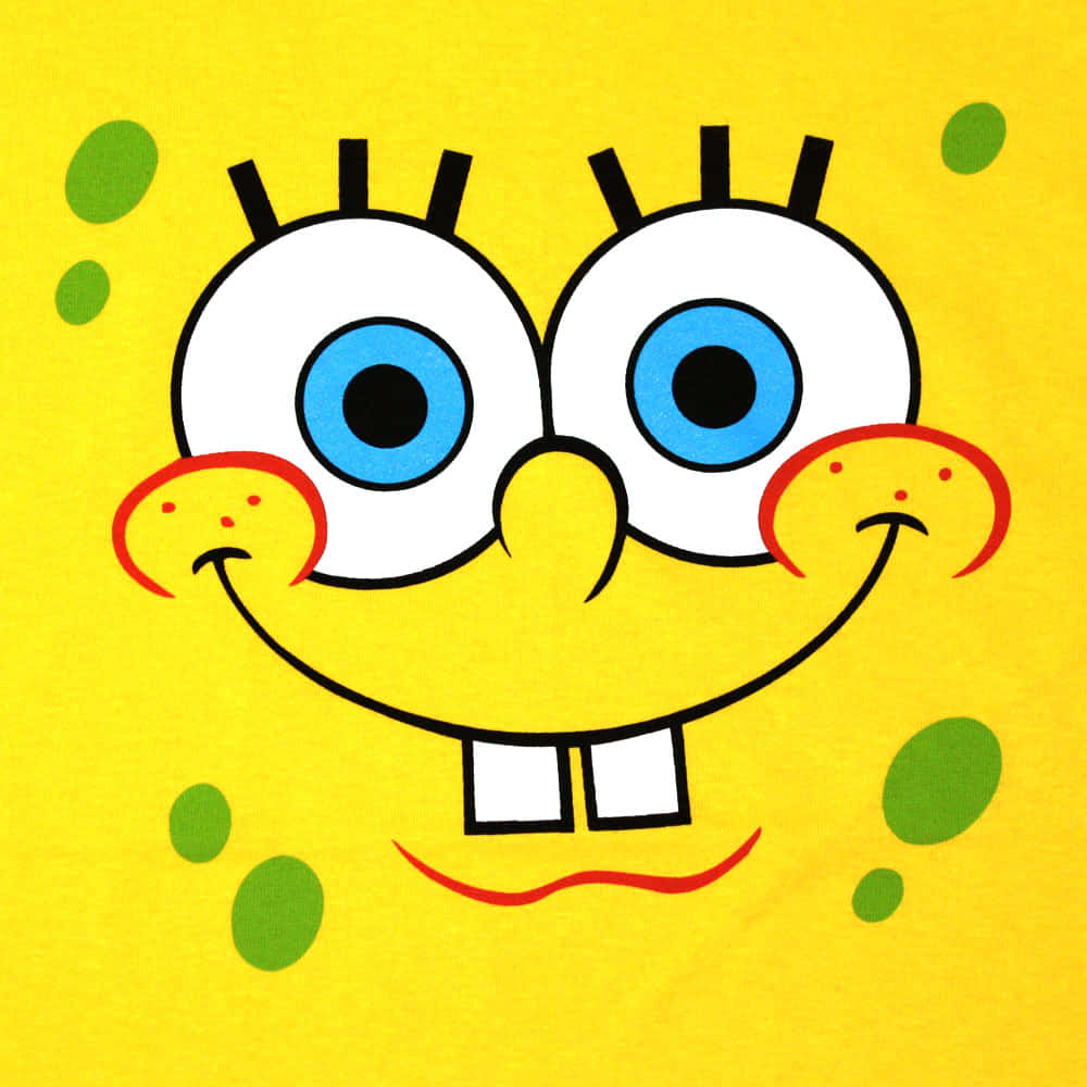 Get Ready To Laugh With Spongebob's Cheeky Smile Wallpaper