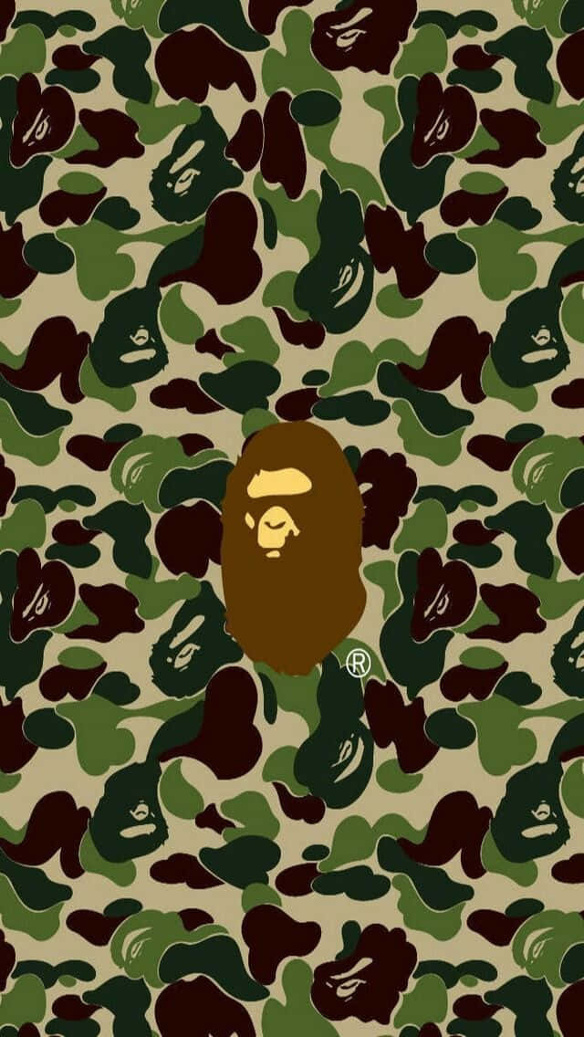 Get The Camo Cool Look With The Bape Iphone 6. Wallpaper