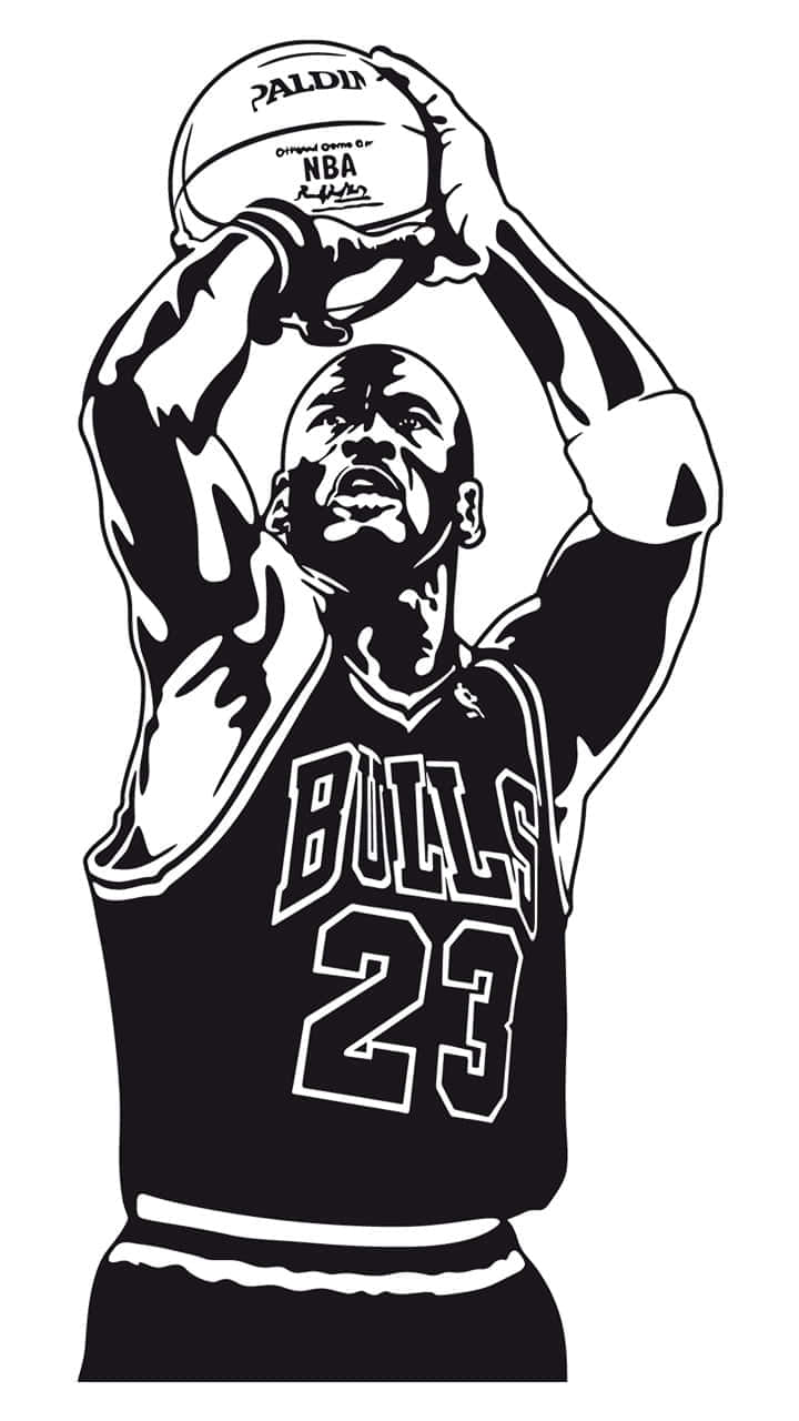 Get The Iconic Style Of Michael Jordan On Your Iphone! Wallpaper