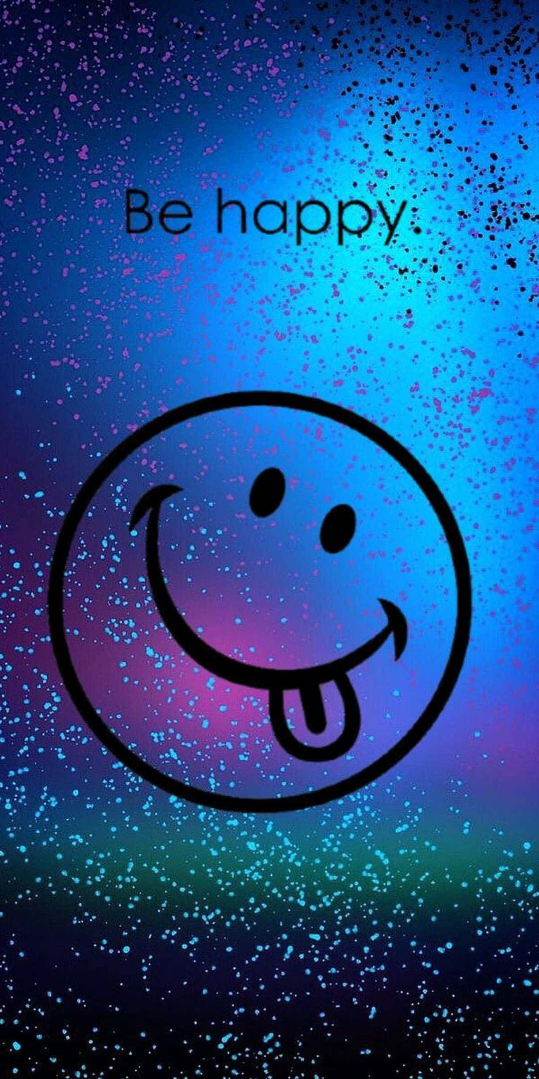 Get The Latest Iphone And Be Happy Wallpaper