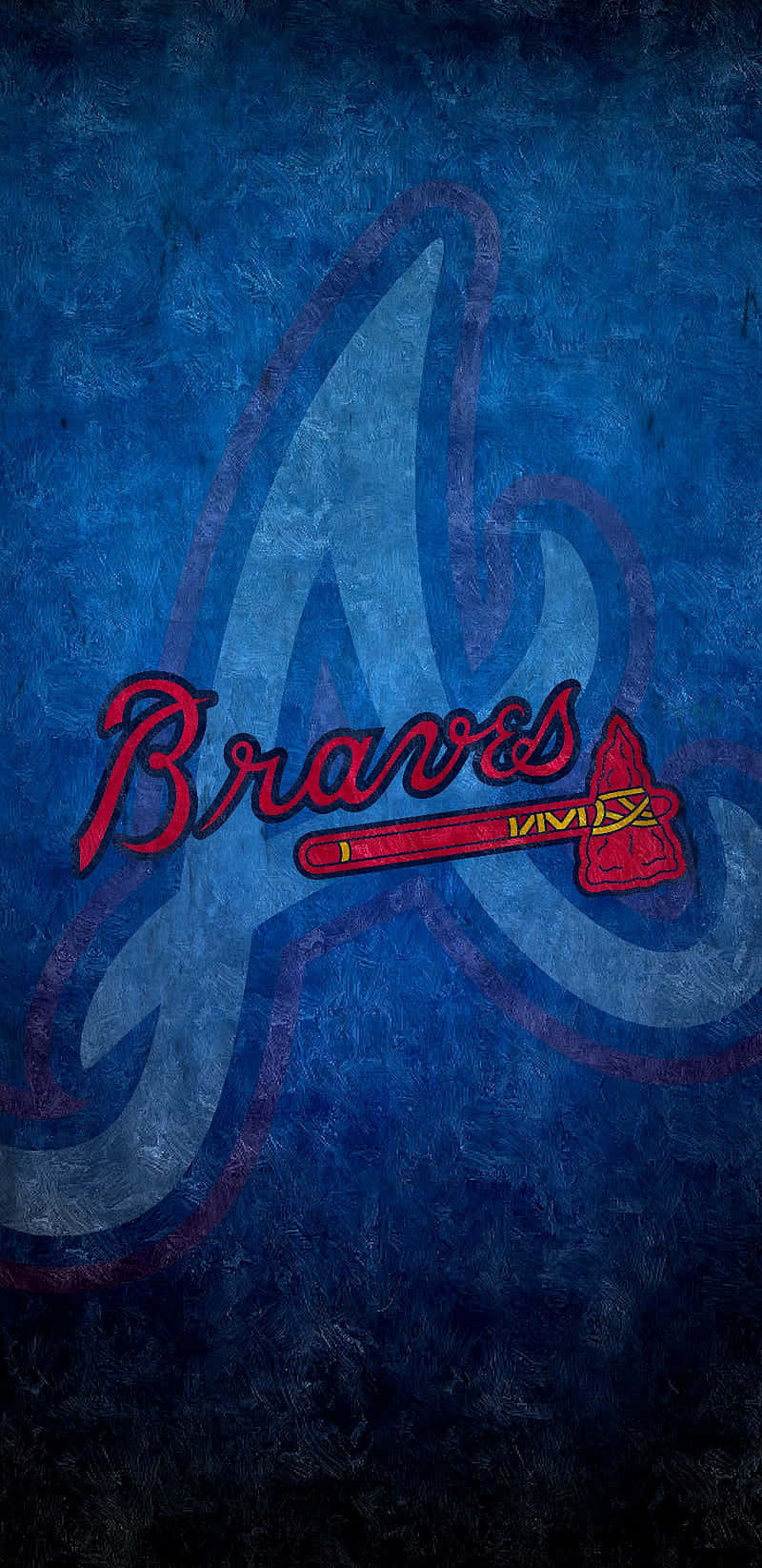 Get The Official Atlanta Braves Fan Experience On Your Iphone Wallpaper