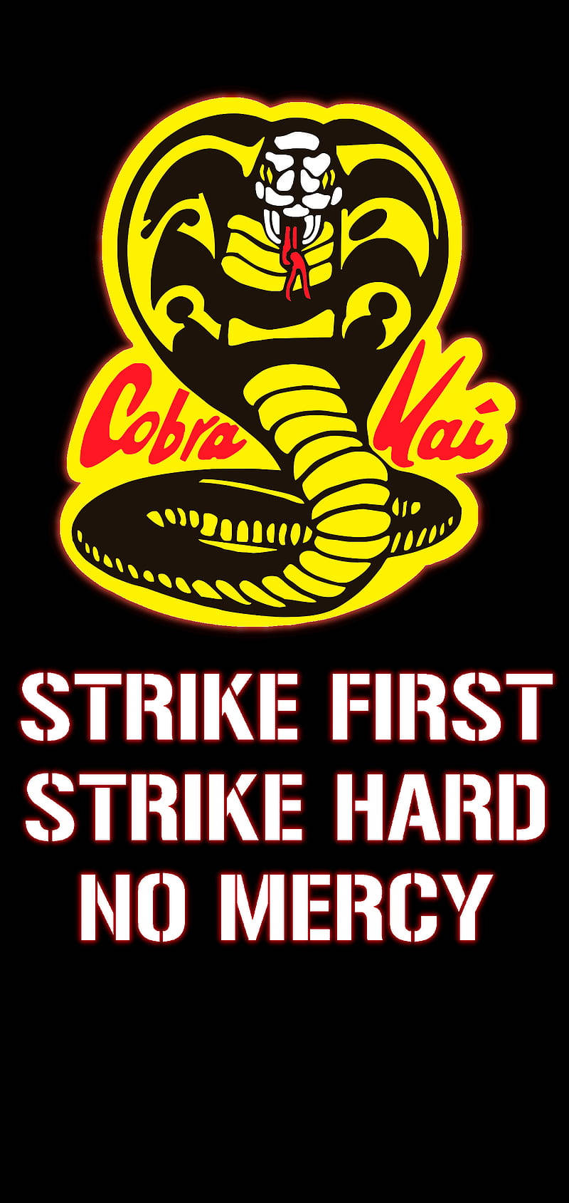 Get The Ultimate Martial Arts Experience With The Cobra Kai Phone Wallpaper