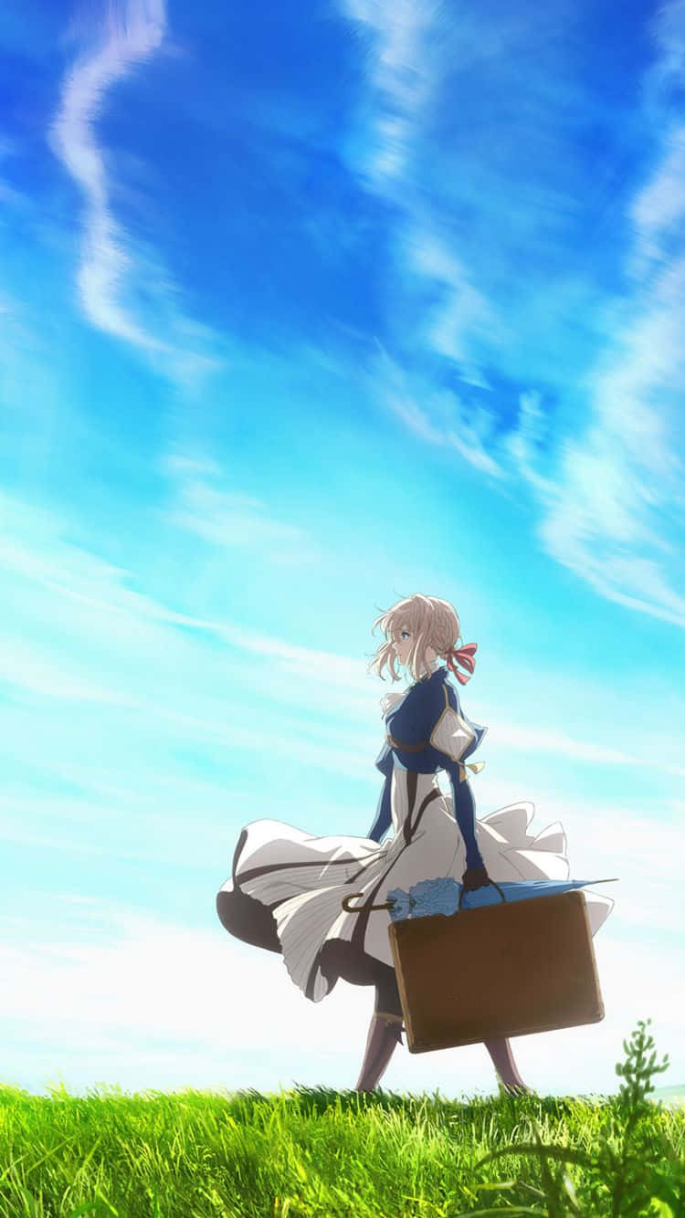 Get The Violet Evergarden Iphone Now! Wallpaper