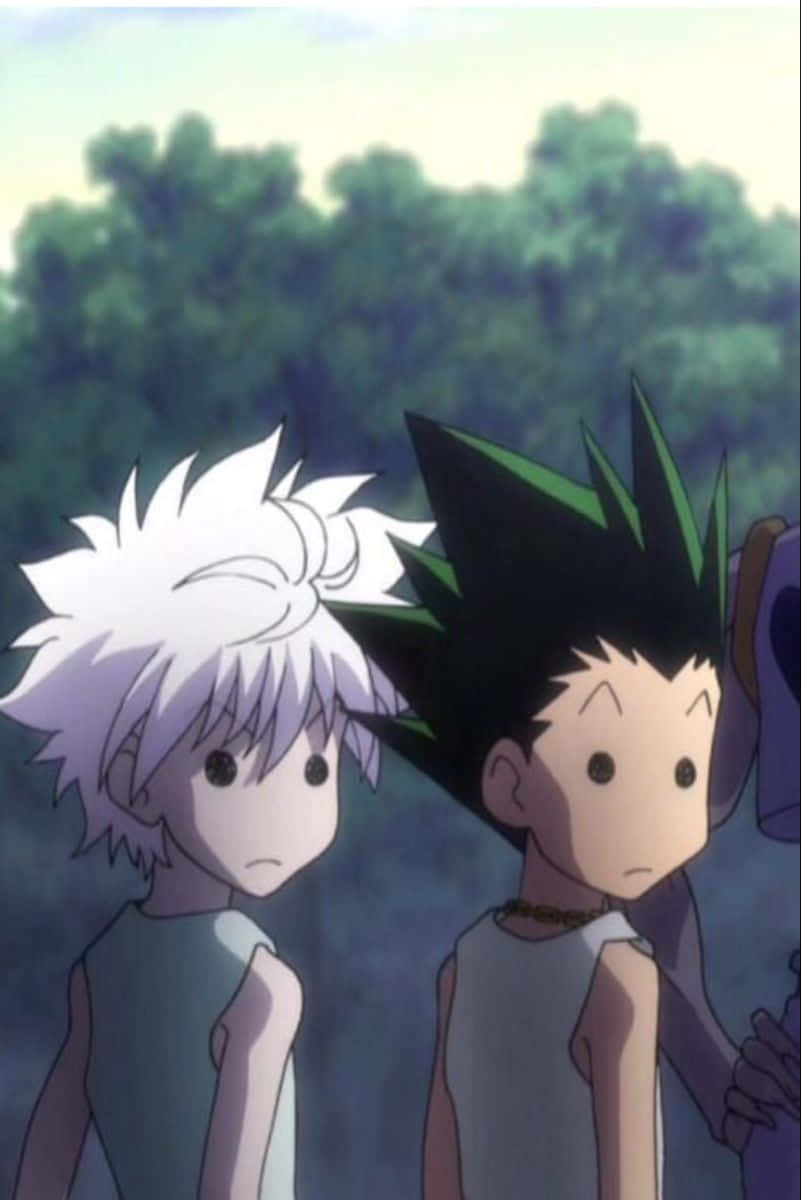 Get Your Adrenaline Rush With Gon And Killua Phone Wallpaper