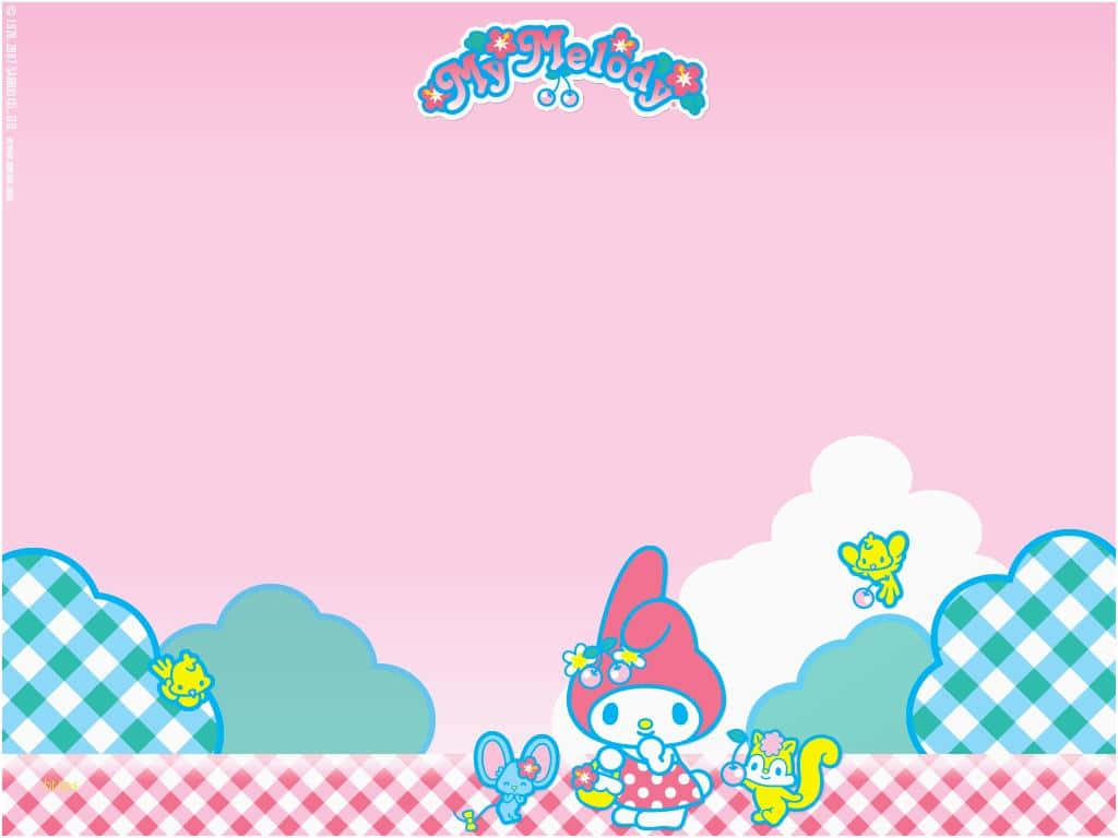 Get Your Favorite Childhood Character With This Exclusively Designed My Melody Laptop! Wallpaper