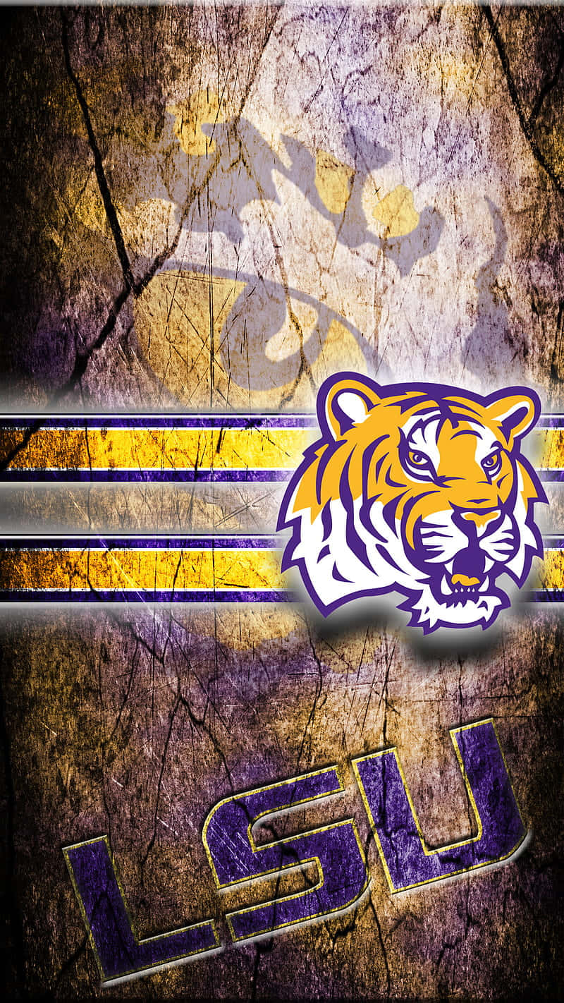 Get Your Lsu Pride On With This Official Lsu Iphone. Wallpaper