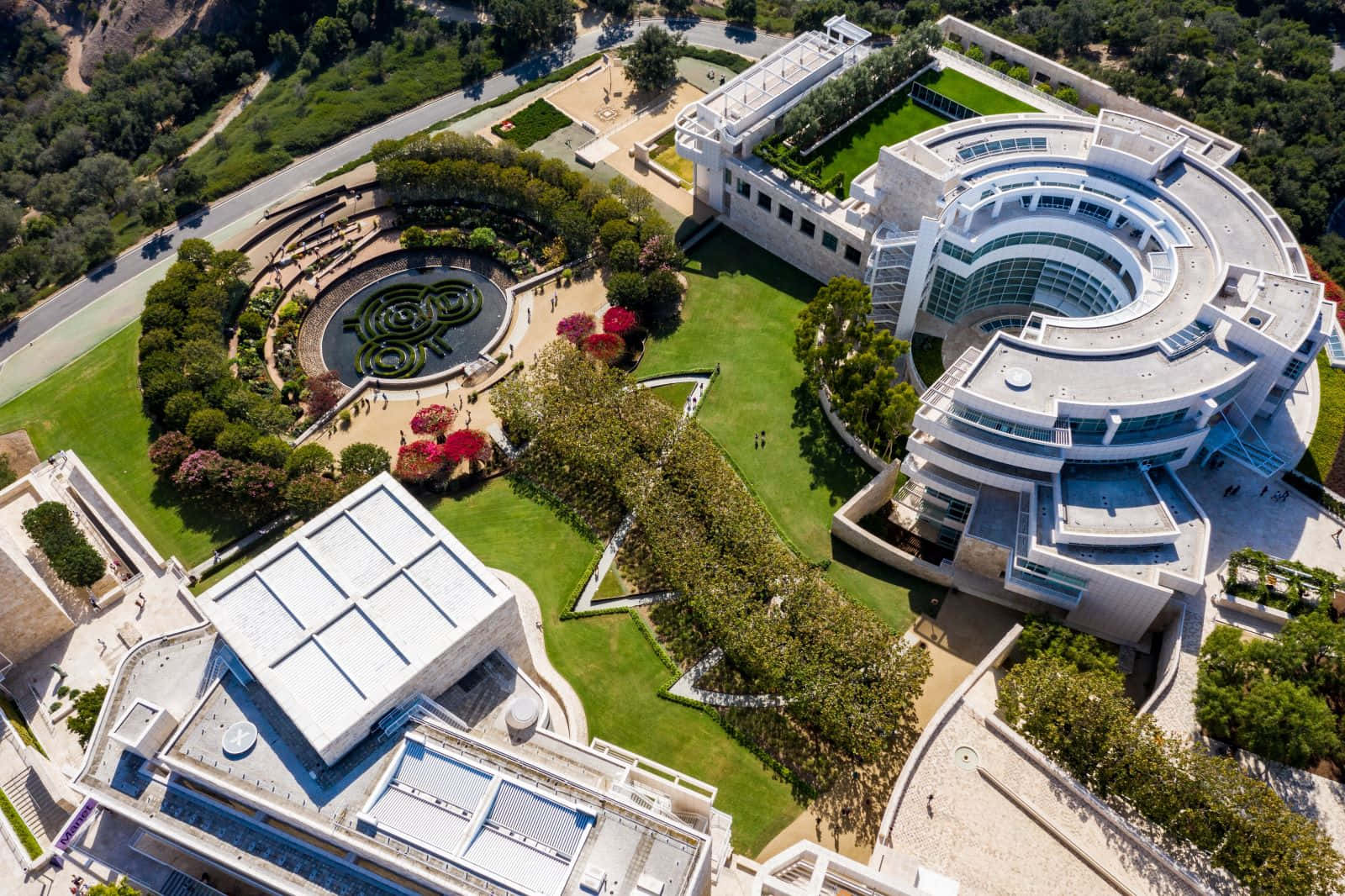 Getty Center Aerial View Wallpaper