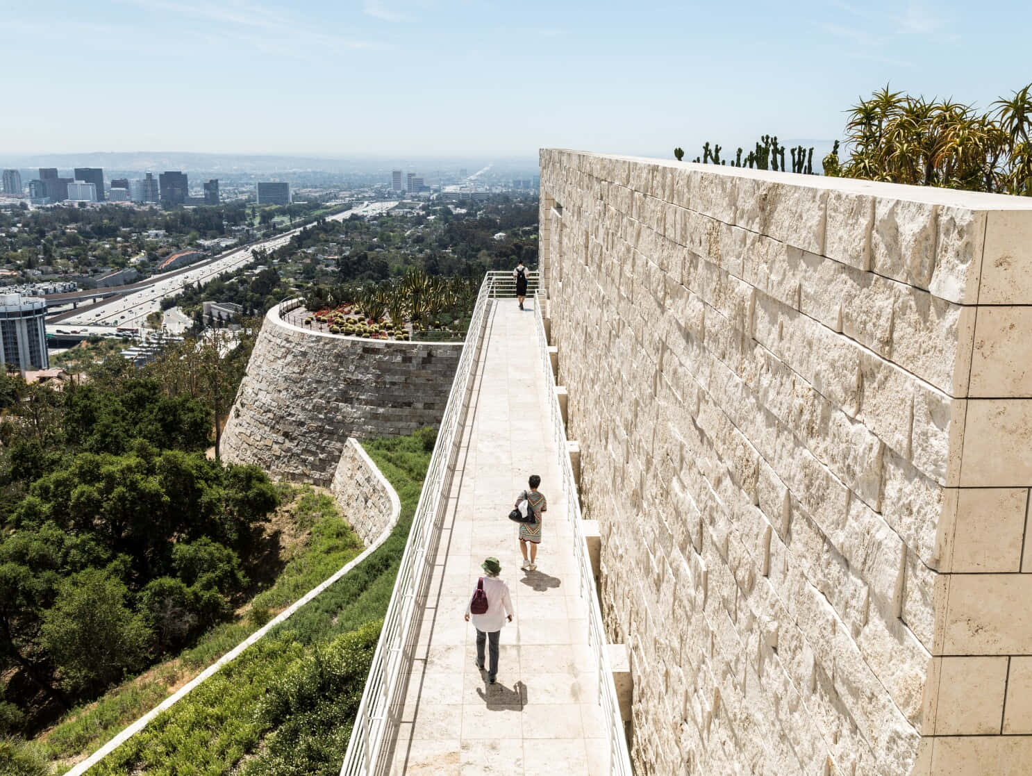 Getty Center Overlooking Los Angeles Wallpaper