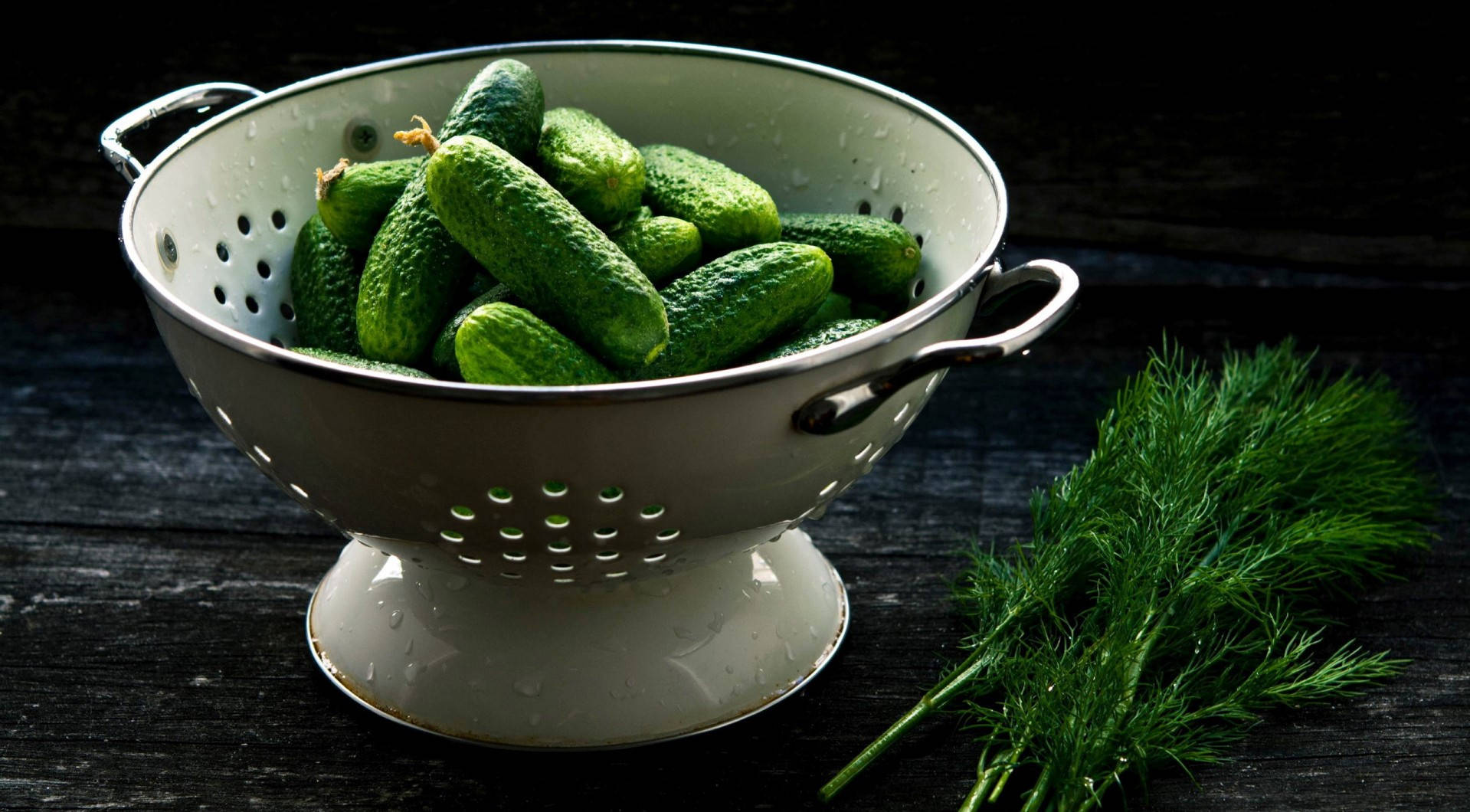 Gherkins On A Colander Wallpaper