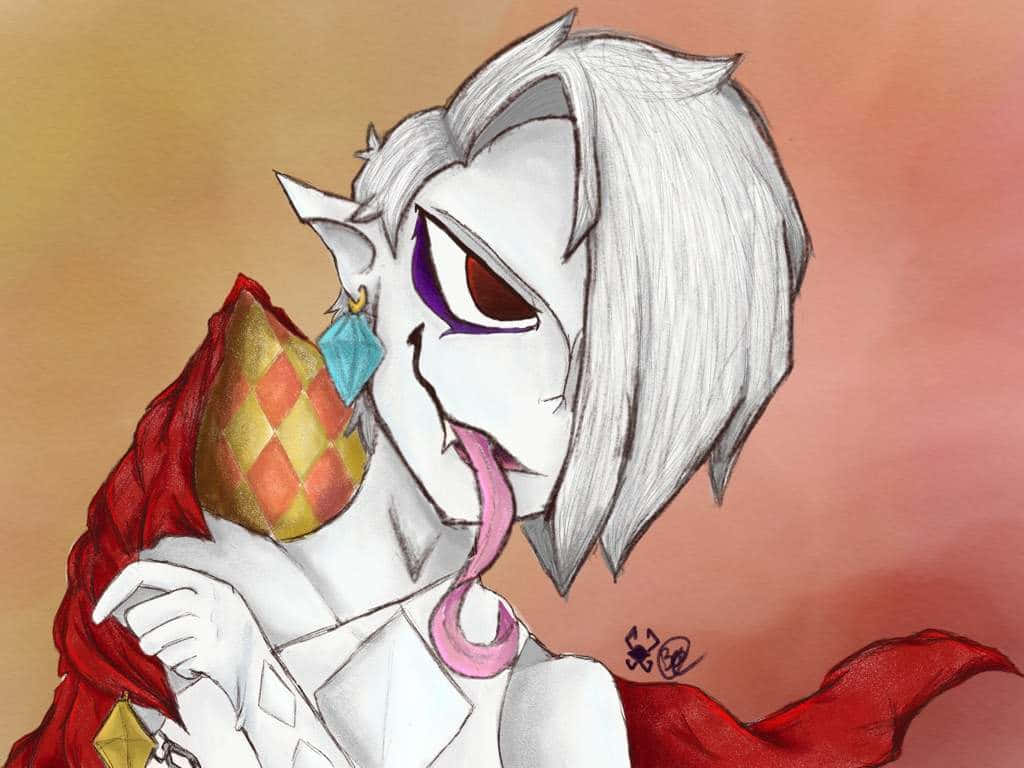 Ghirahim Licking Sword Fan Art Wallpaper