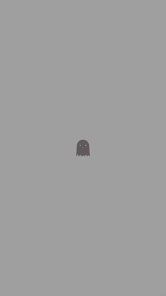 Ghost Art Simple Phone Wallpaper