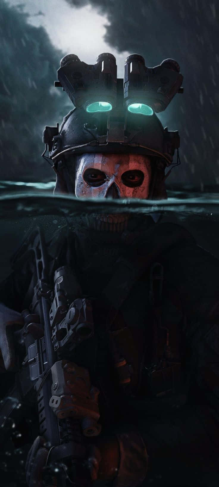 Ghost M W2 Night Operation Wallpaper