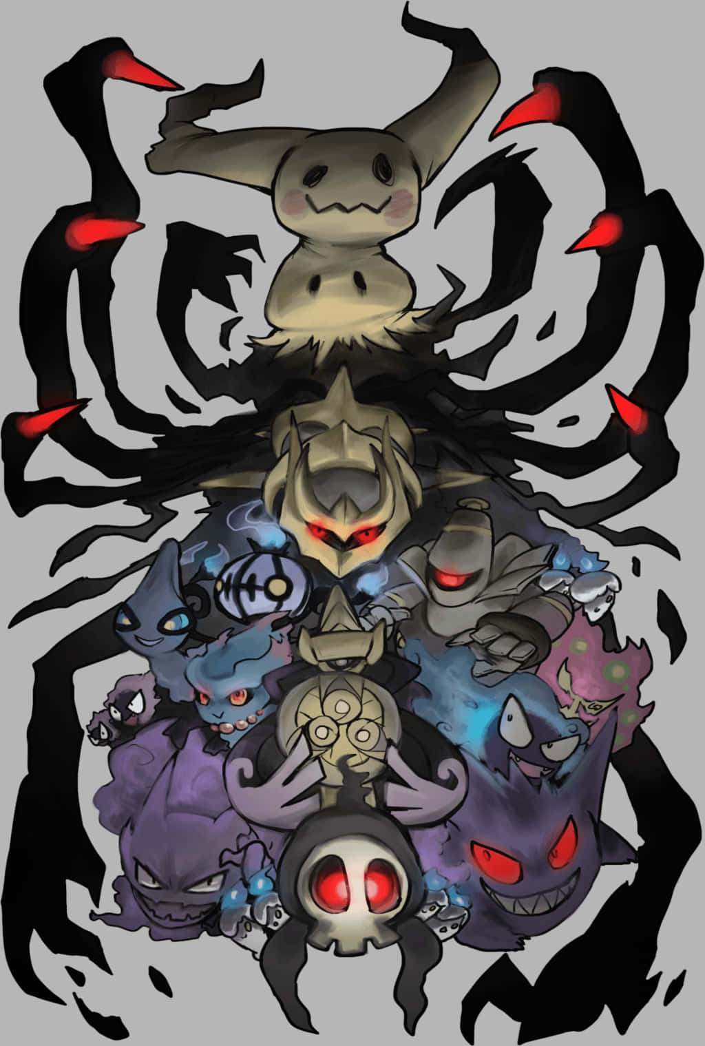 Ghost Pokemon 1024 X 1519 Wallpaper