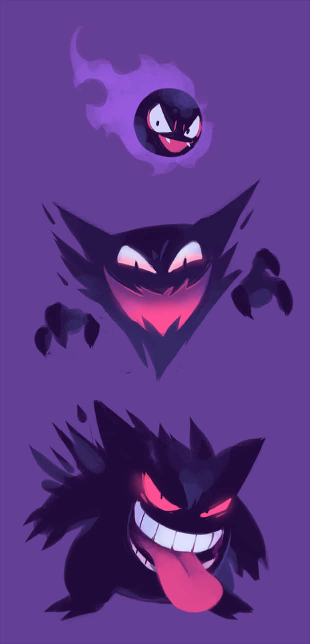 Ghost Pokemon 621 X 1289 Wallpaper