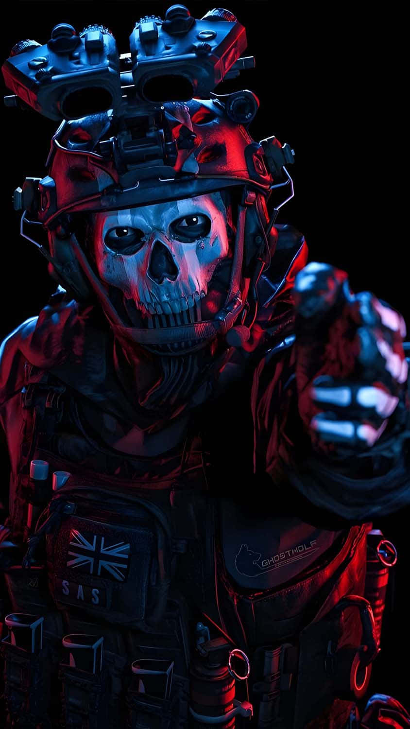 Ghost Skull Operator M W2 Wallpaper