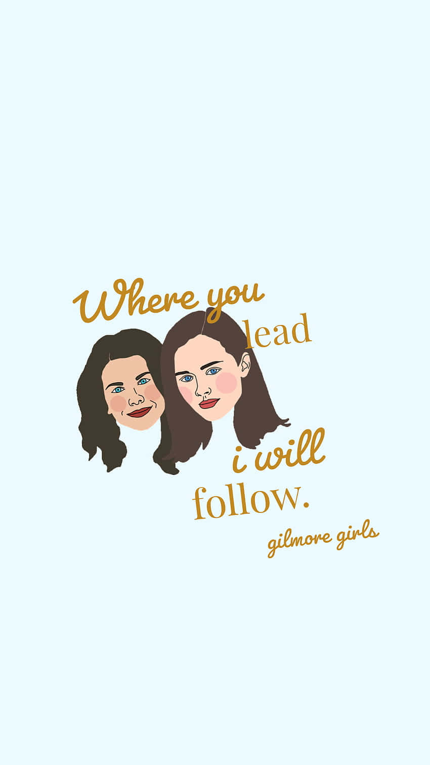 Gilmore Girls Inspired Artwork Wallpaper