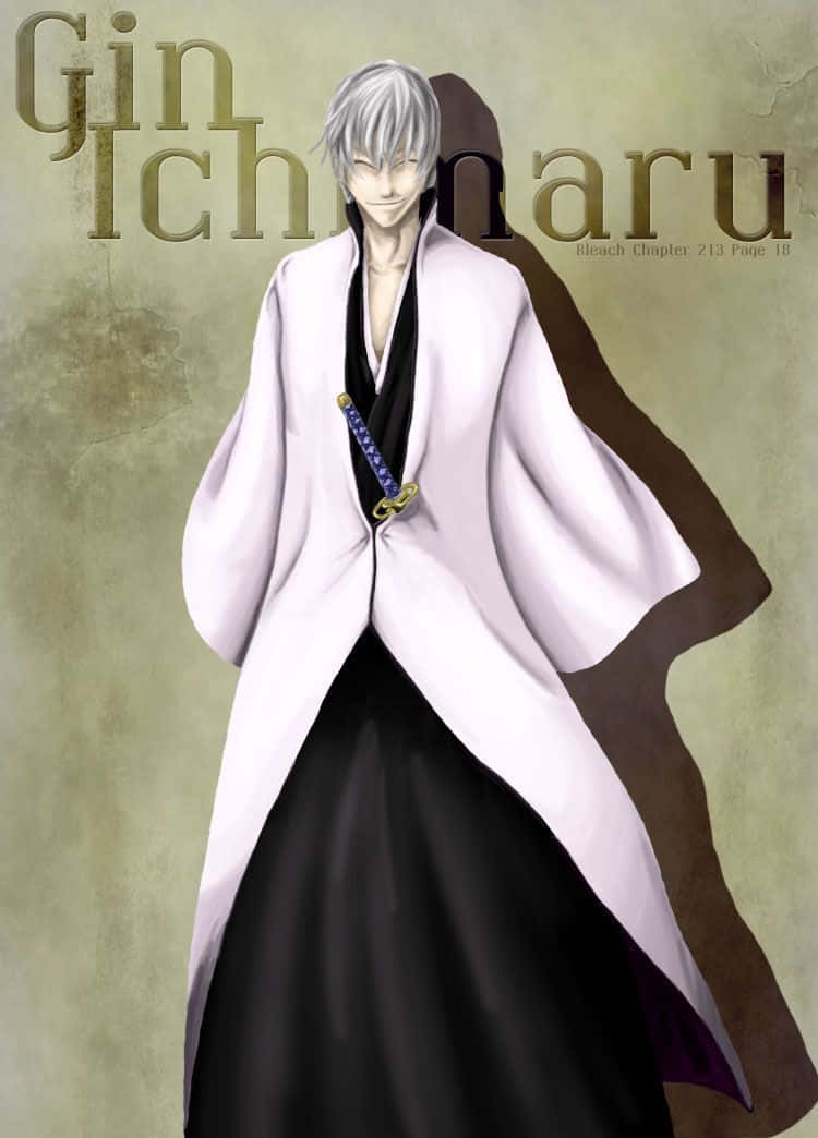 Gin Ichimaru From The Popular Manga And Anime 