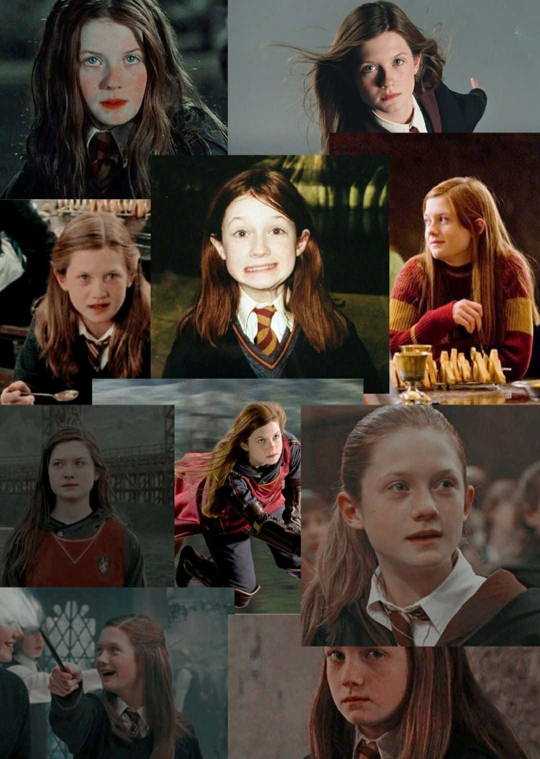 Ginny Weasley: Fiery And Powerful Witch Wallpaper