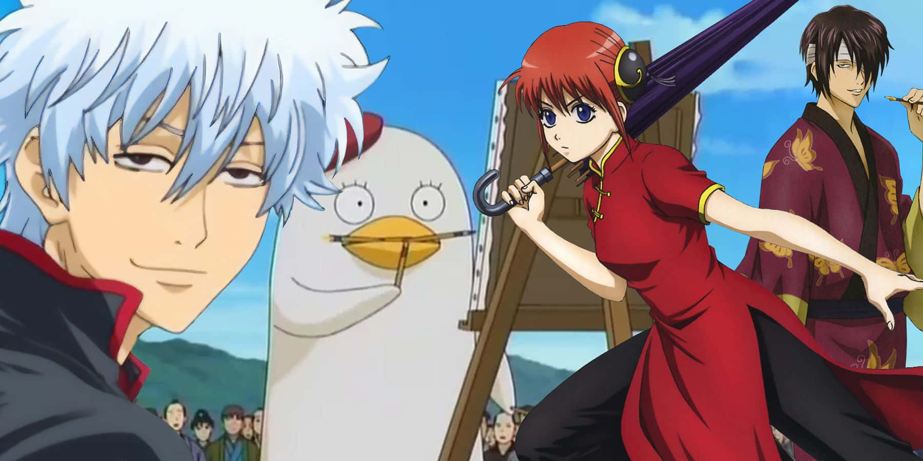 Gintama Characters Elizabethand Friends Wallpaper