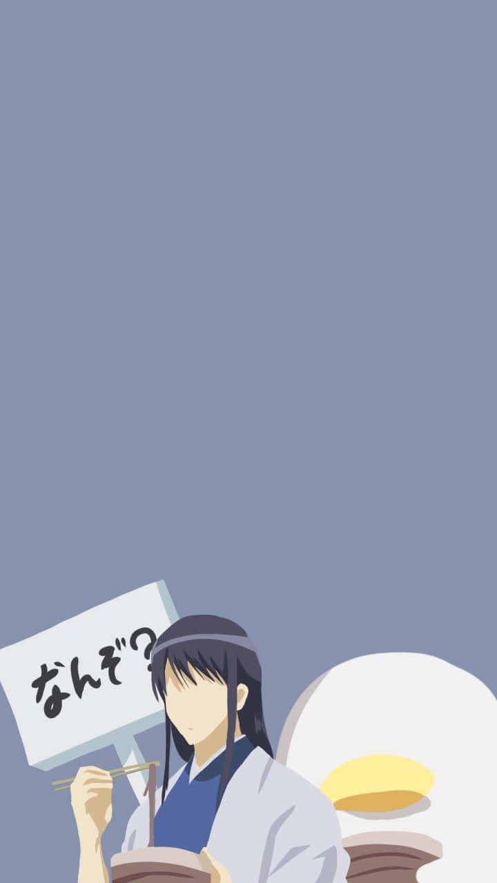 Gintama Elizabethand Katsura Eating Ramen Wallpaper