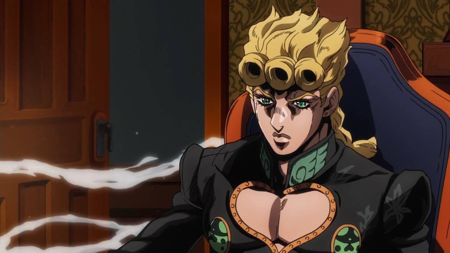 Giorno Giovanna In His Signature Outfit Wallpaper