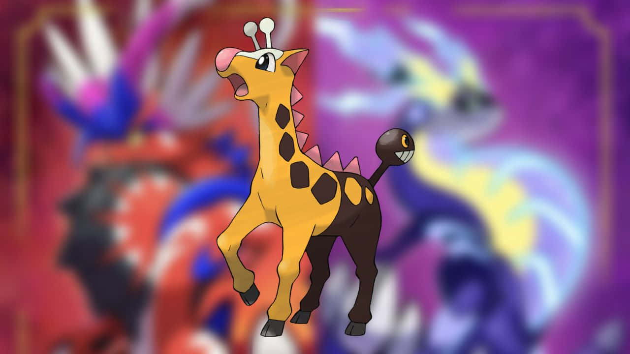 Girafarig Portrait Wallpaper