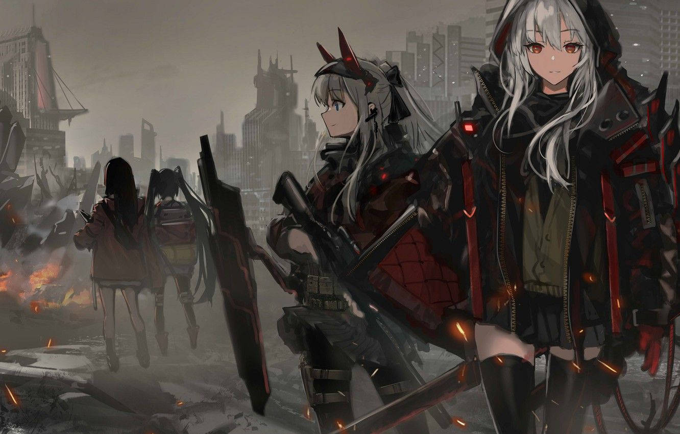 Girls Frontline In The Ruins Wallpaper