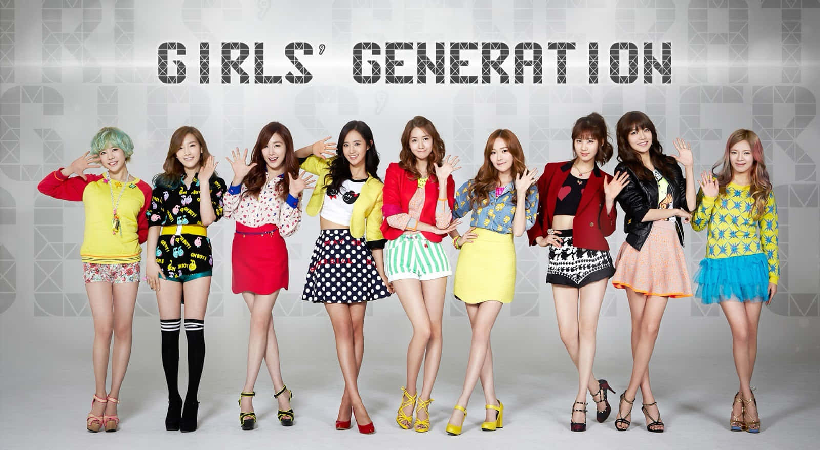 Girls Generation Group Pose Wallpaper