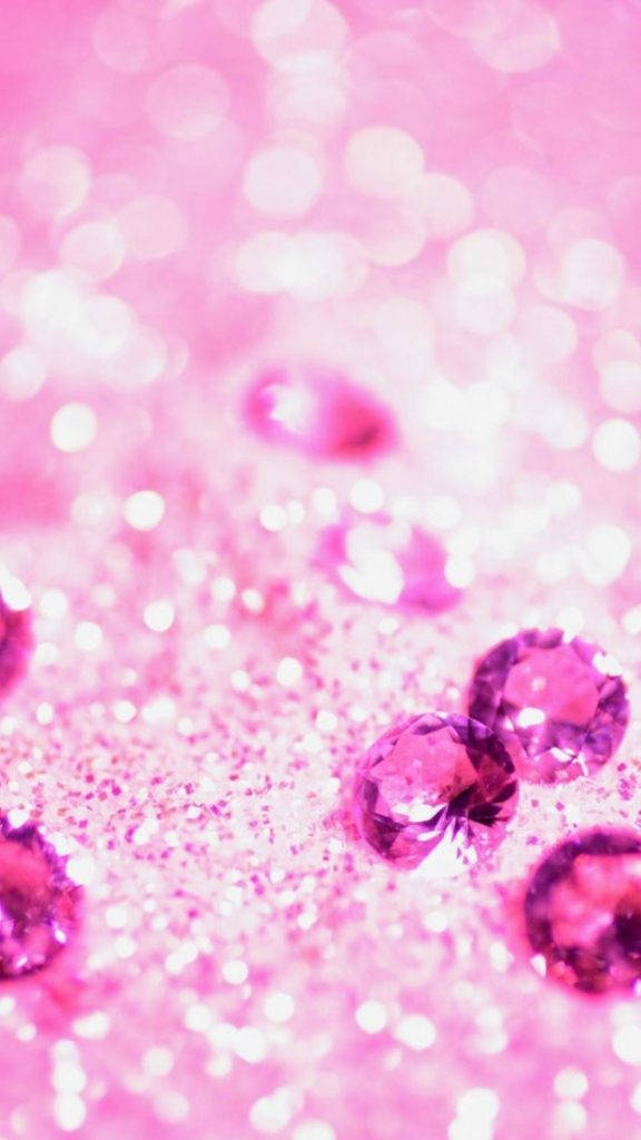 Girly Phone Crystals Wallpaper