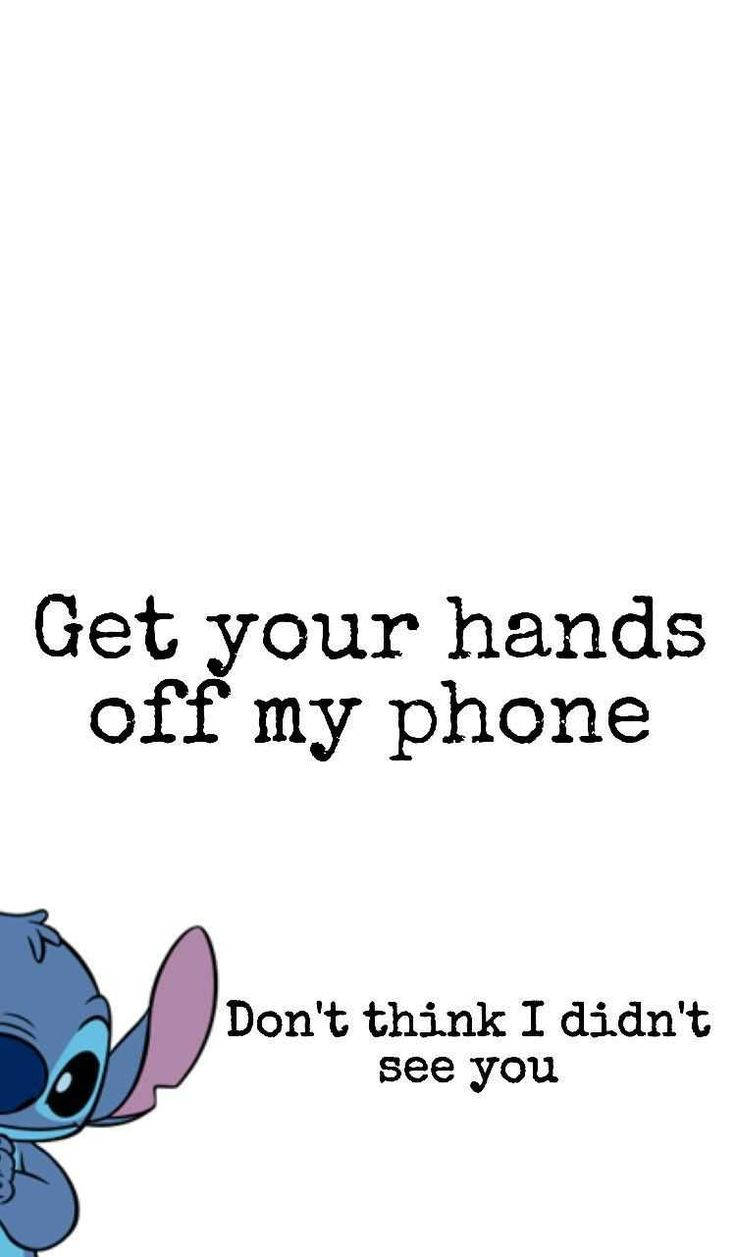 Girly Phone Stitch Wallpaper