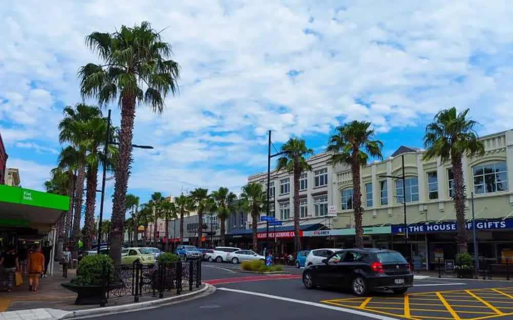 Gisborne City Centre New Zealand Wallpaper