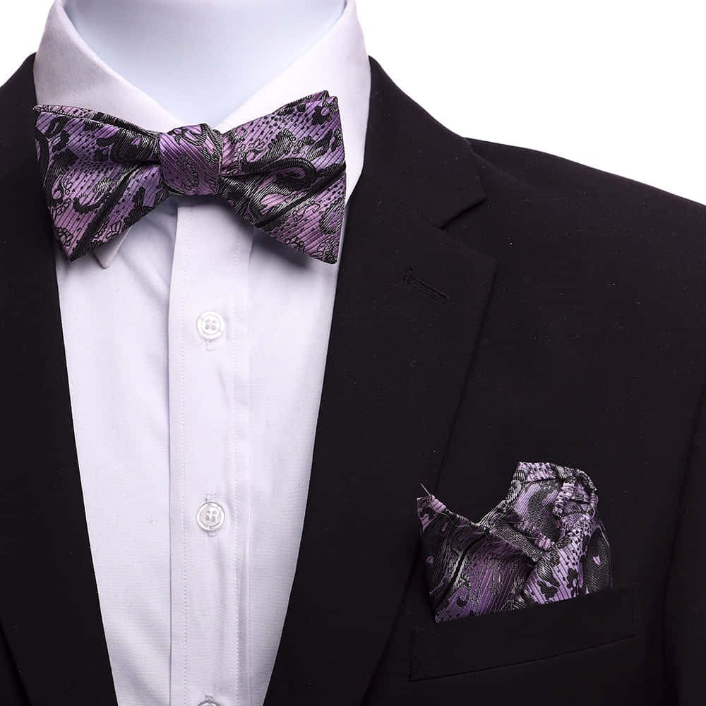 Glamorous In Purple Tie Wallpaper