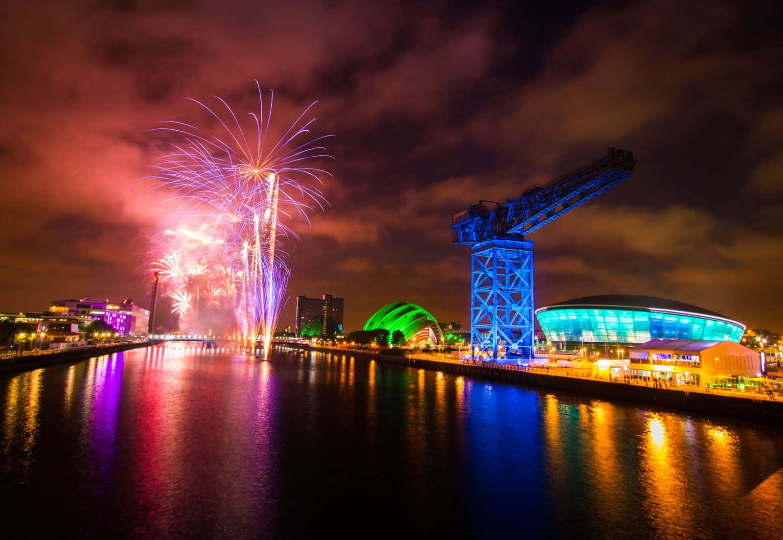 #: Glasgow Evening Twilight Wallpaper