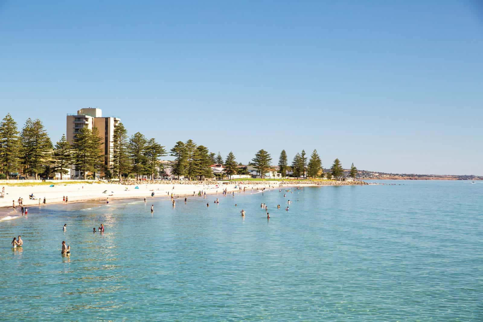 Glenelg Beach Summer Day Wallpaper