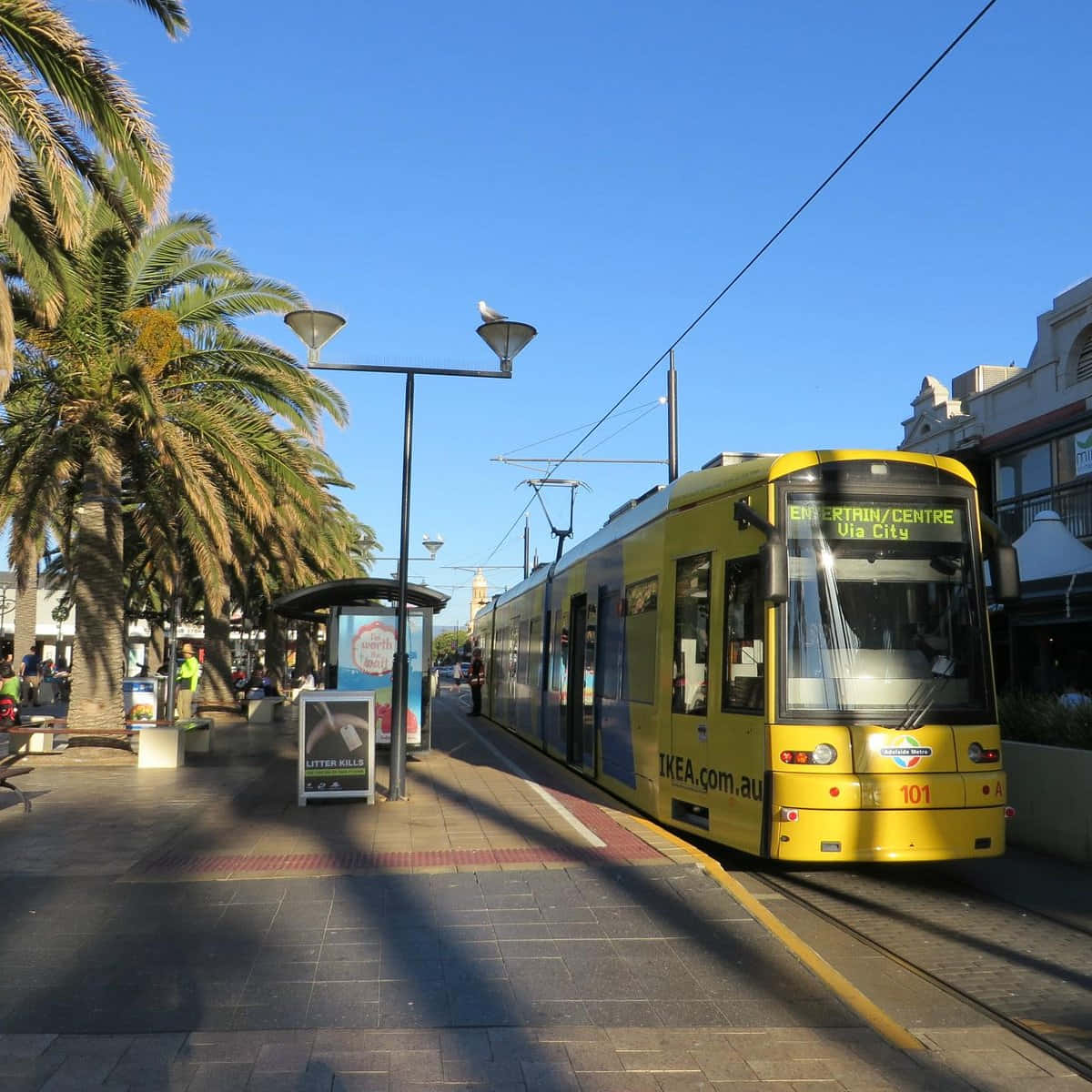 Glenelg Tram Station Adelaide Wallpaper