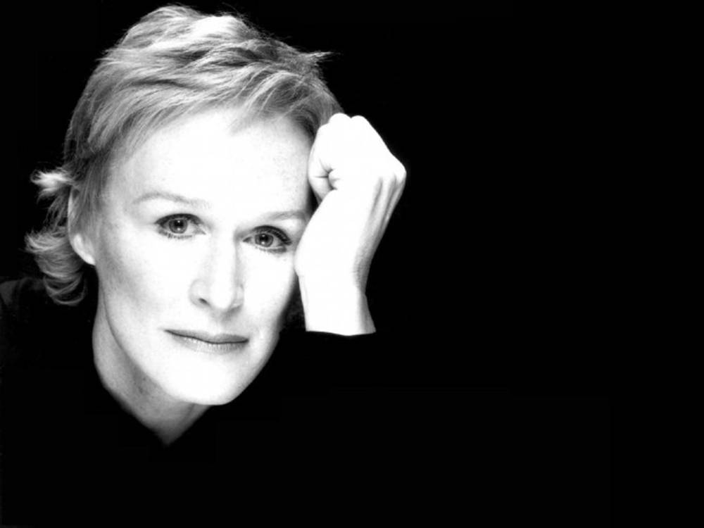 Glenn Close In Monochromatic Wallpaper